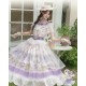 Yingluofu Rabbit Vine Story Grape-Themed Top Skirt and Choker Set(Pre-Made/Full Payment Without Shipping Cost)